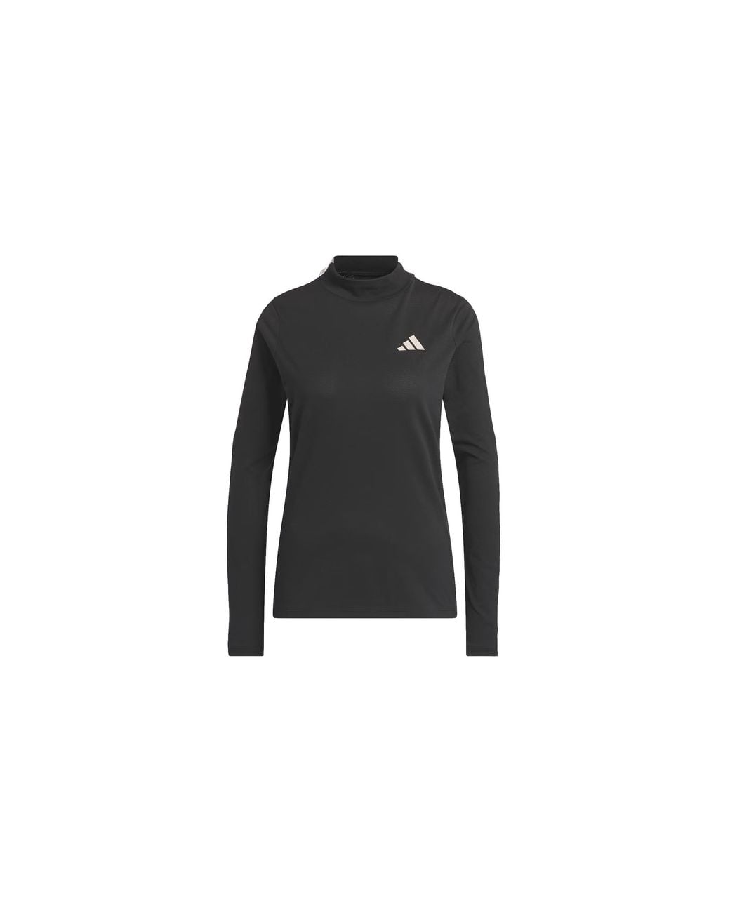Adidas Black Made With Nature Mock Neck T-Shirt Ik4384"