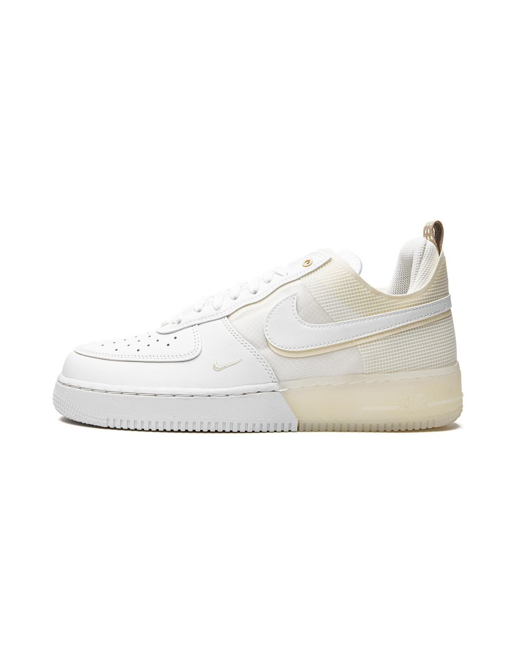 Nike Black Air Force 1 React "Coconut Milk" Dh7615 100" for men