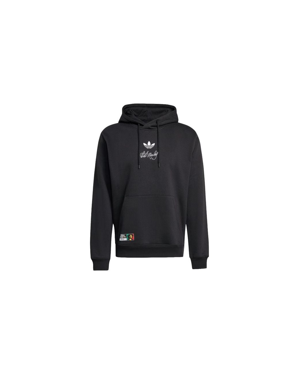Adidas Black Originals Bob Marley Hoodie Kd2421" for men