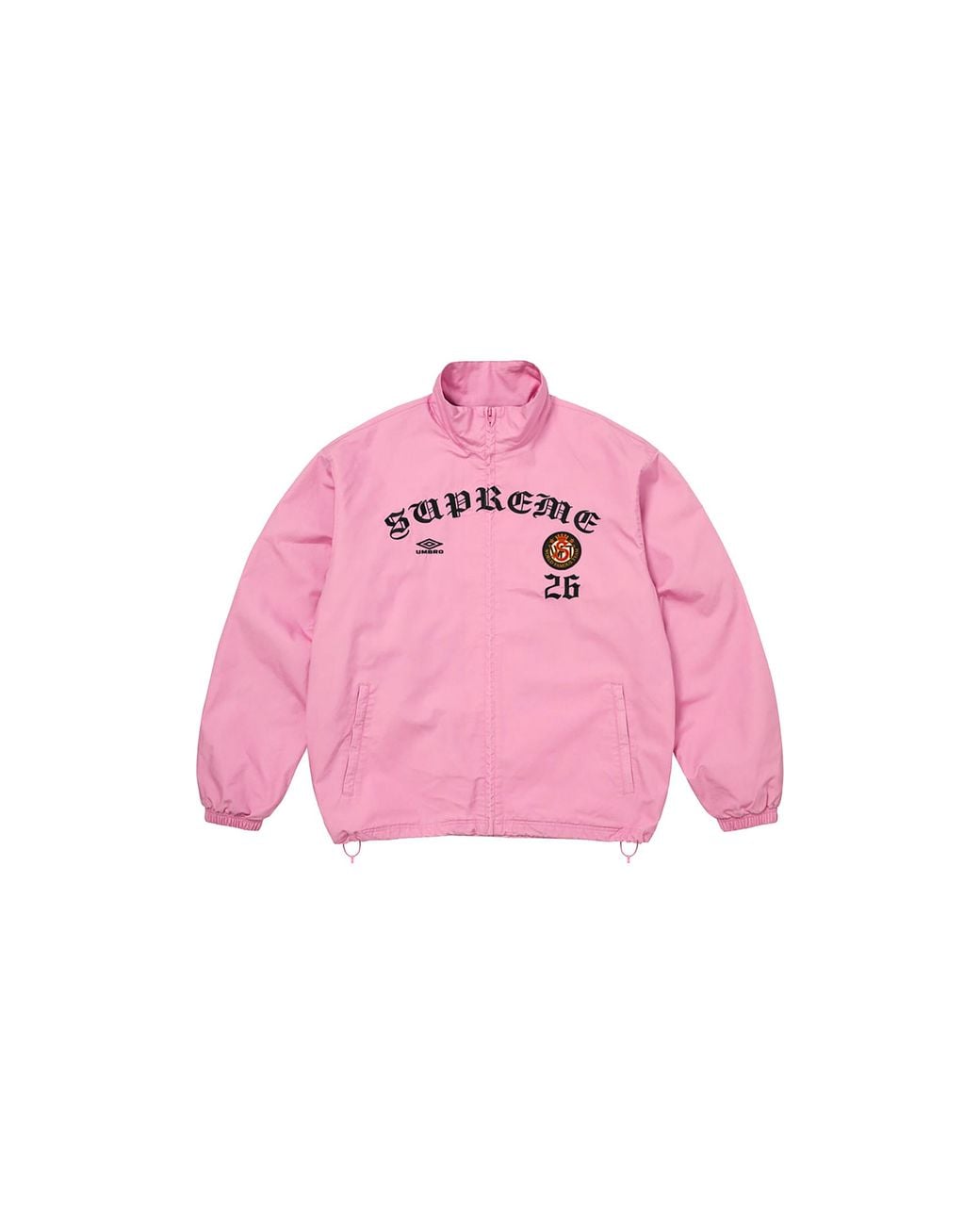Supreme Pink Umbro Cotton Ripstop Track Jacket "Fw26