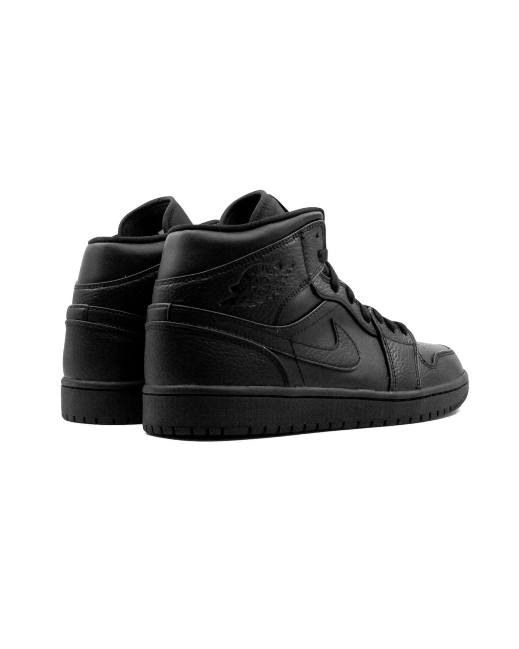 Nike Black Air 1 Mid "Triple" 554724 091" for men