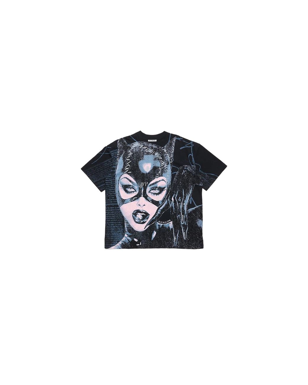 Acne Black Dc Catwoman T-Shirt Bl0411900" for men