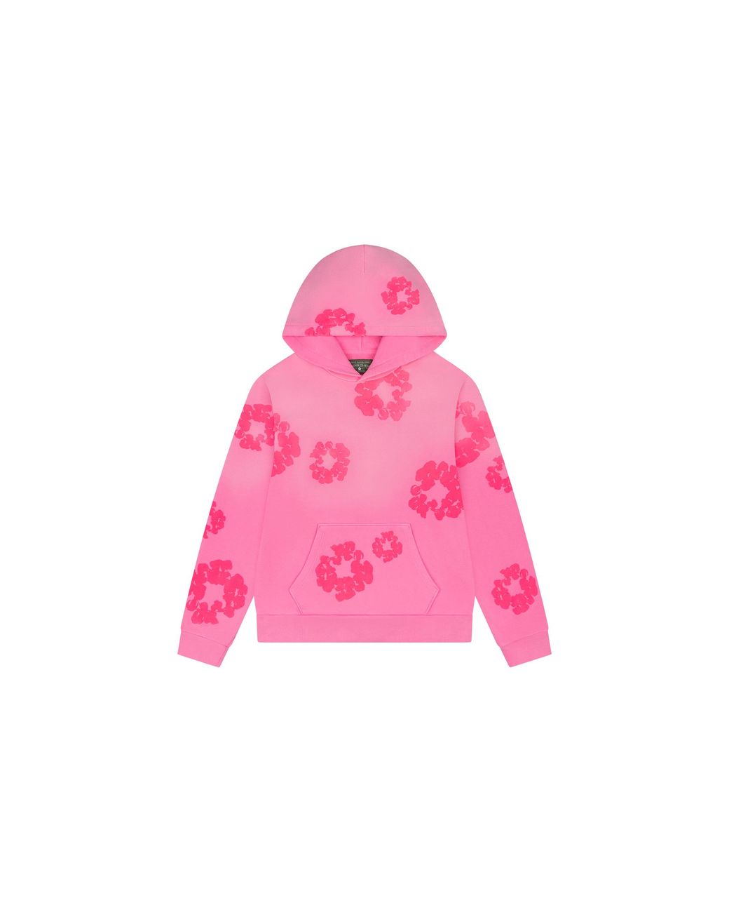 DENIM TEARS Pink Mono Cotton Wreath Hoodie Dt107" for men