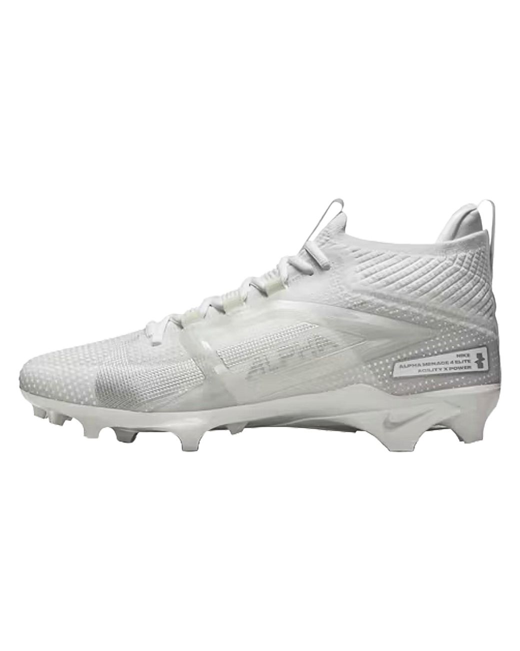 Nike Gray Alpha Menace 4 Elite Metallic" Fd7036 101" for men