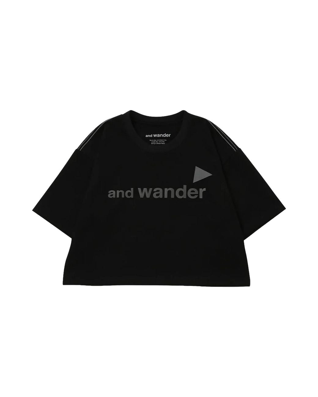 And Wander Black Ref T-Shirt 5746184193 010"
