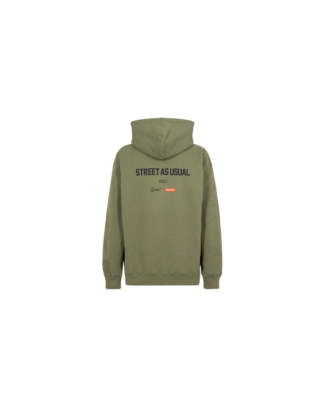 Supreme Green Wtaps Sic'Em! Hoodie "Fw21" Su11189"
