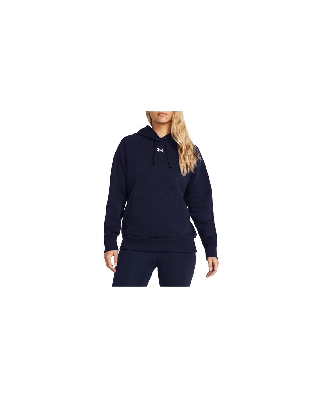 Under Armour Blue Rival Fleece Hoodie "Midnight 1379500 410"