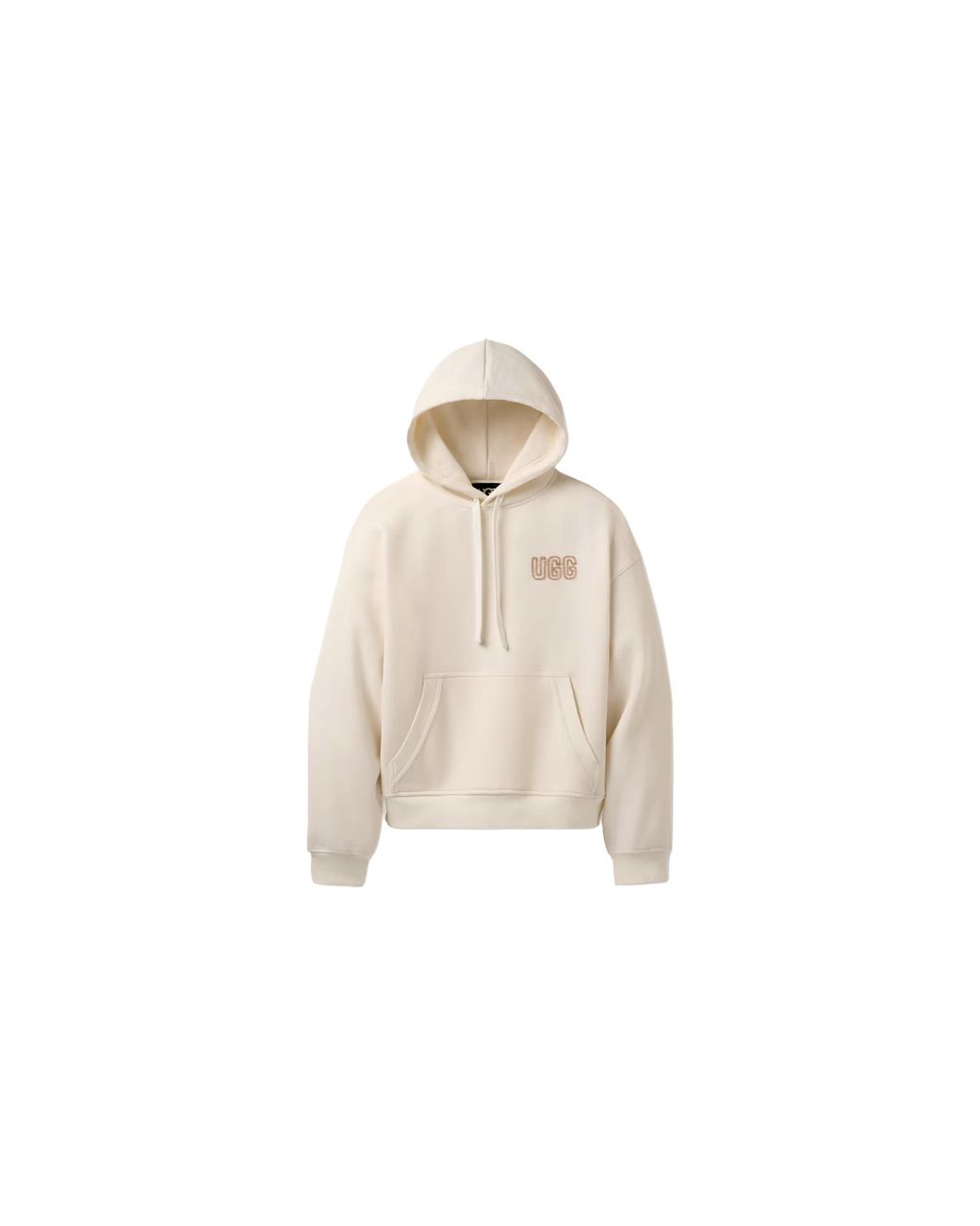 Ugg Black Logo Hoodie "Nimbus" 1171478 Nmb"
