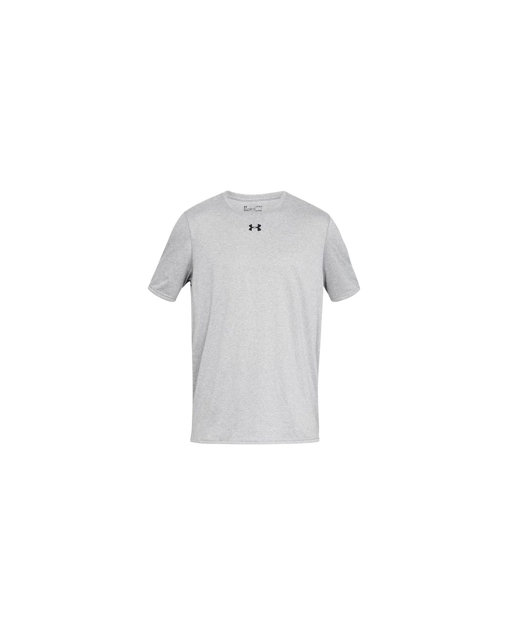 Under Armour Black Short Sleeve Locker T-Shirt 2.0 "True Heather" 1305775 025" for men