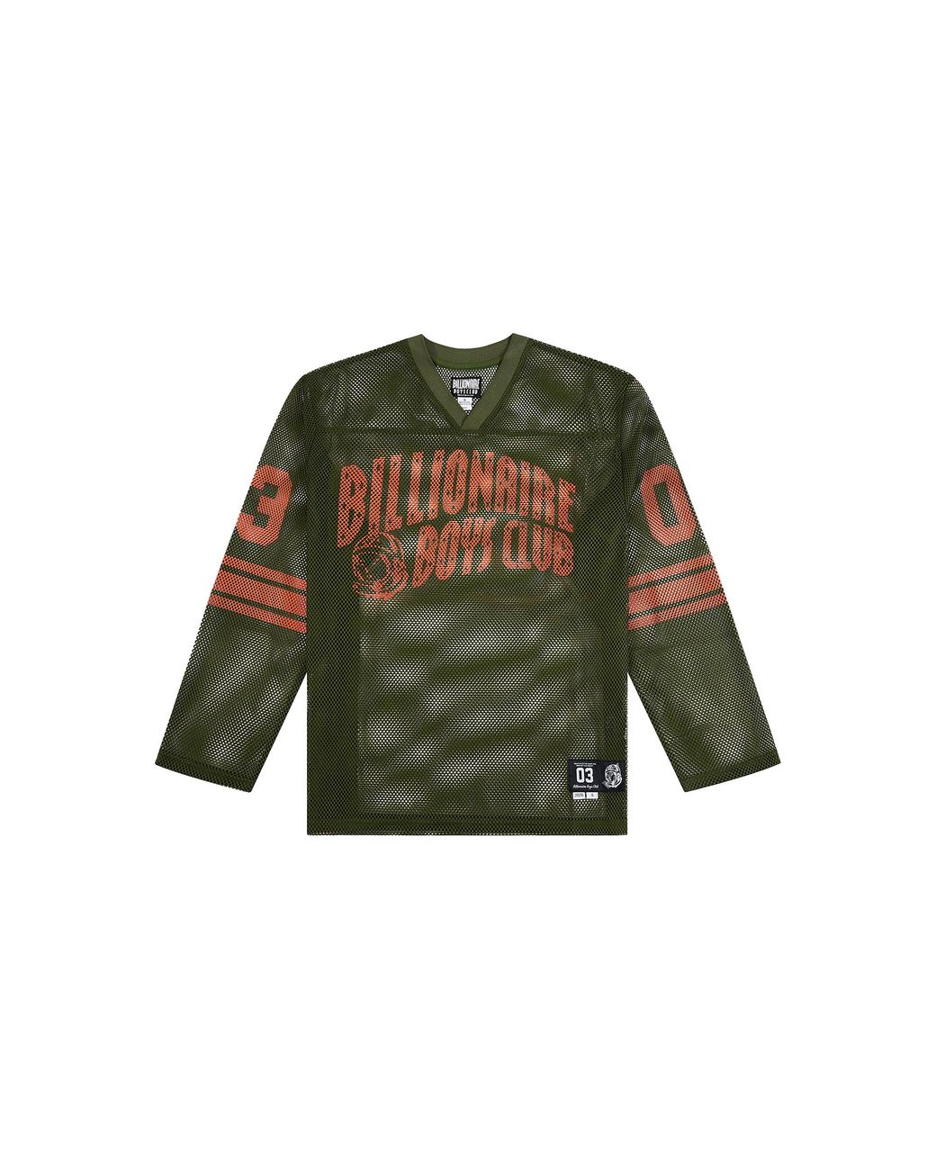 BBCICECREAM Green Zone Long-Sleeve Knit T-Shirt Forest" 861 2318 For" for men