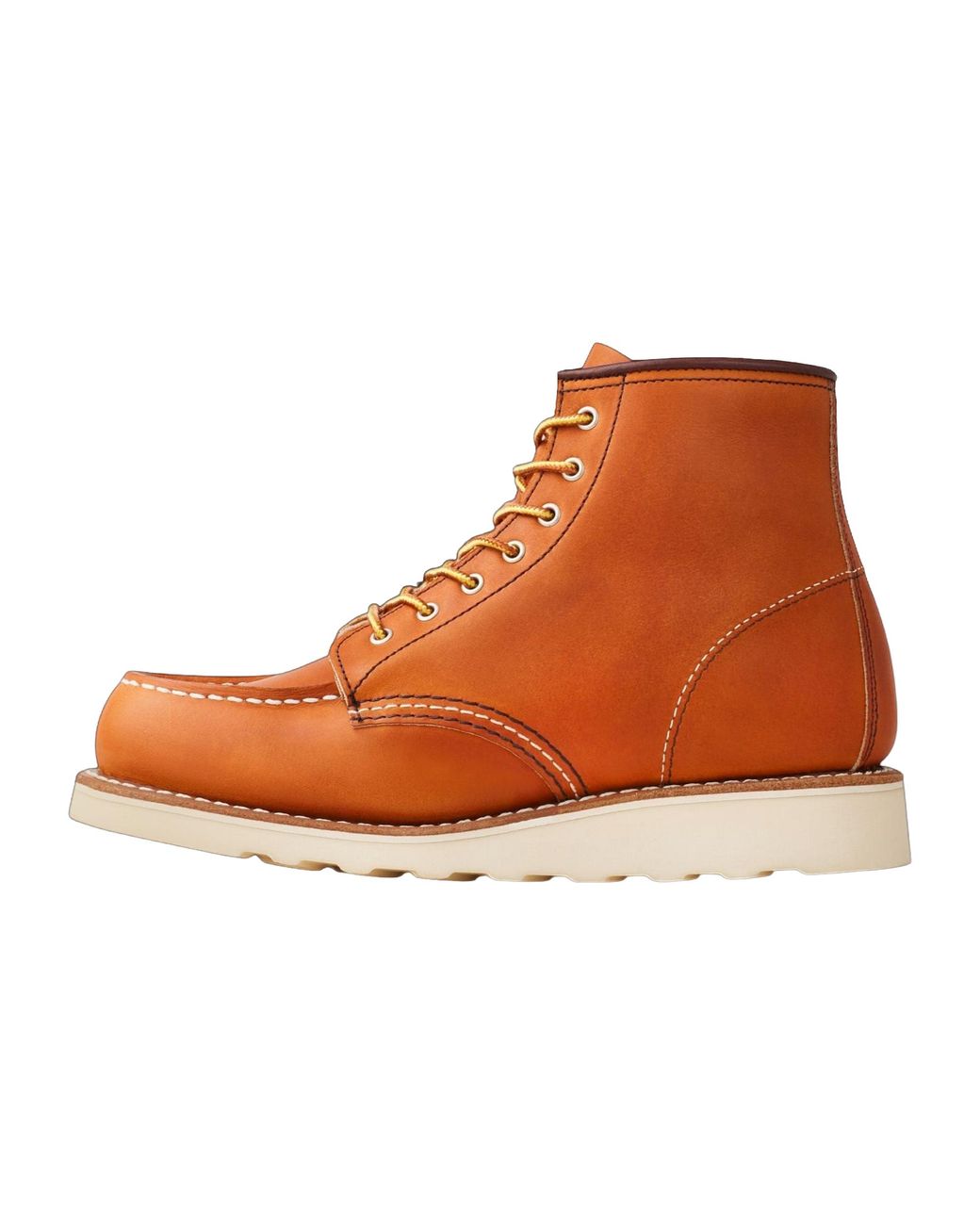 Red Wing Brown Heritage 6 Inch Moc Toe Boots 3375"