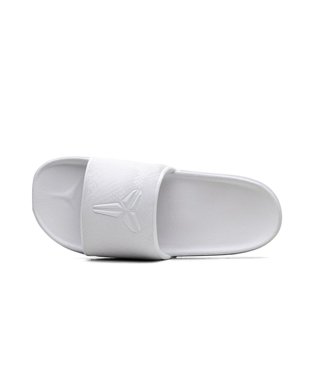 Nike White Kobe Offcourt Slide "Triple" If2870 100" for men