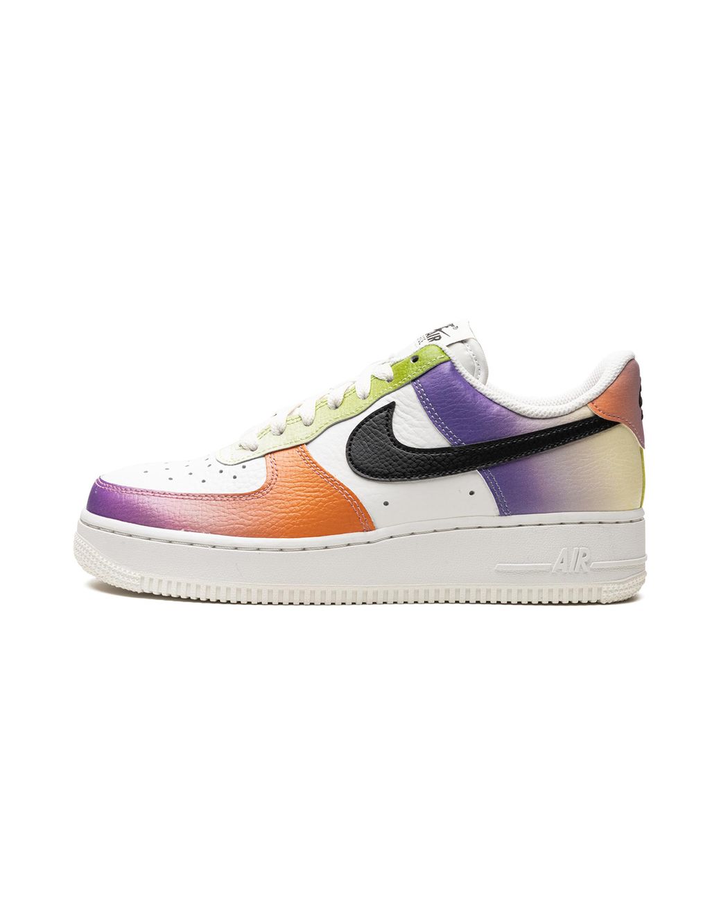 Nike Black Air Force 1 Low S '07 Multicolor Tie Dye Size 6