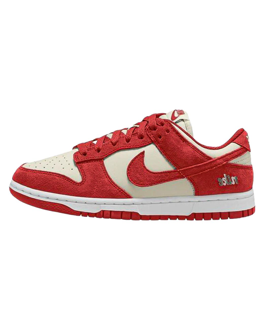Nike Red Dunk Low "Sail Metallic Light Crimson" Io4244 103"
