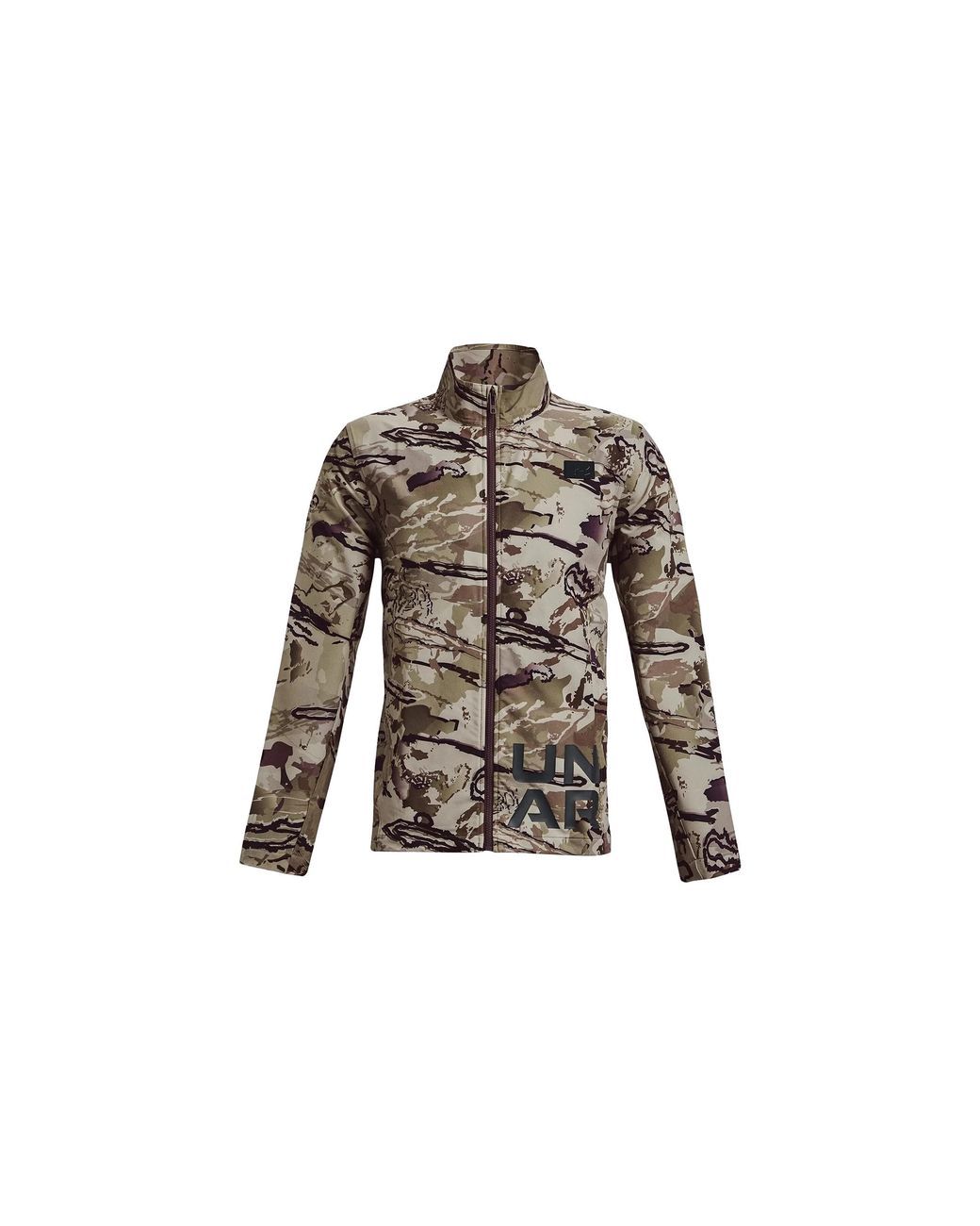 Under Armour Black Hardwoods Graphic Jacket "Barren Camo 1365606 999" for men
