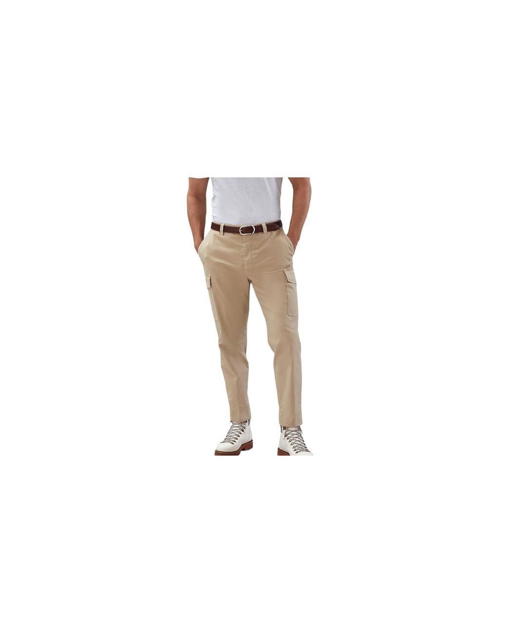 Brunello Cucinelli Black Pants "Desert" M289Le1890_C2004" for men