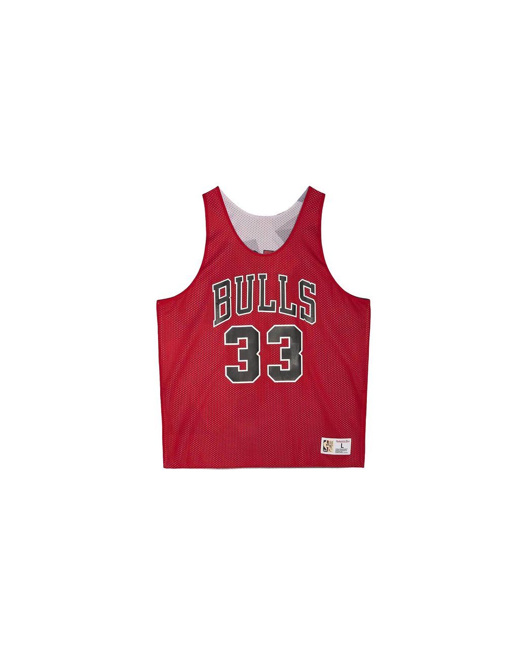 Mitchell & Ness Red Reversible Mesh Tank "Bulls Sc" Tmtk3208 Cbuyyspiscar" for men