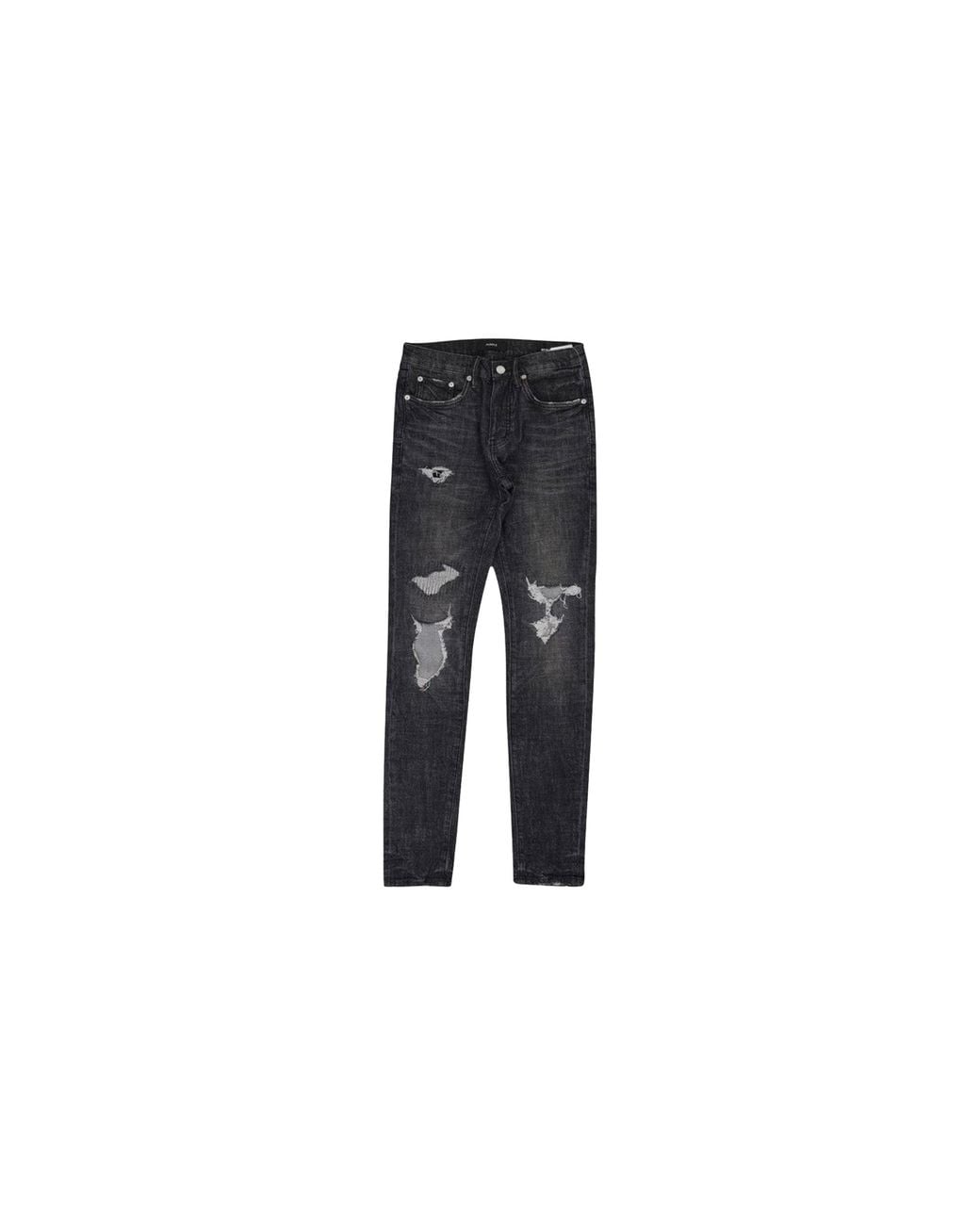 Purple Brand Black Distress Jeans Wash" P001 Gdi" for men
