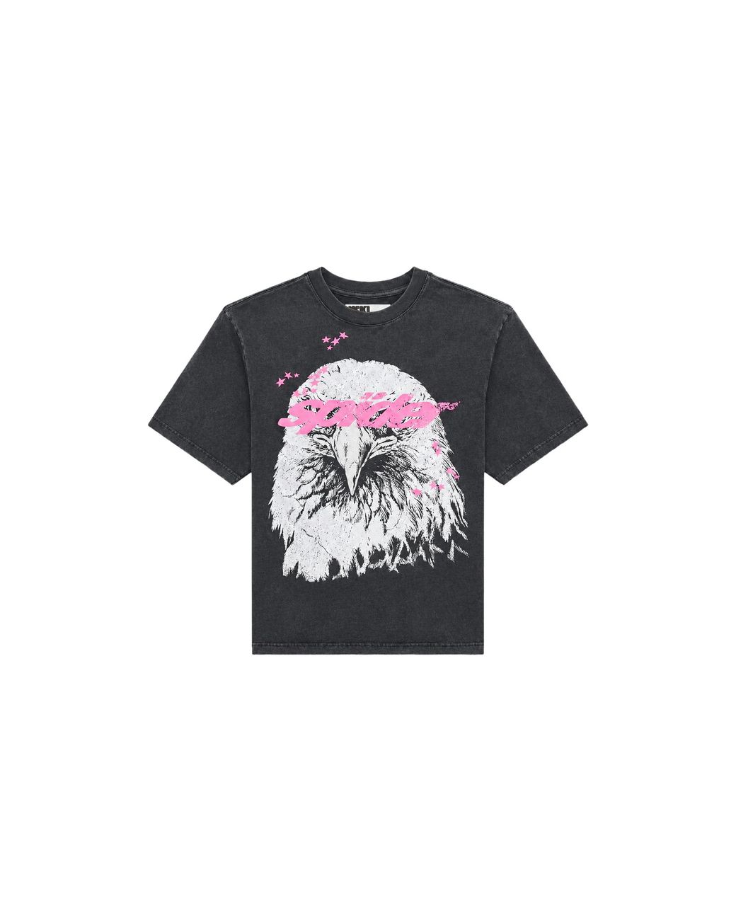 Sp5der Black Screaming Eagle T-Shirt "Onyx" 606" for men