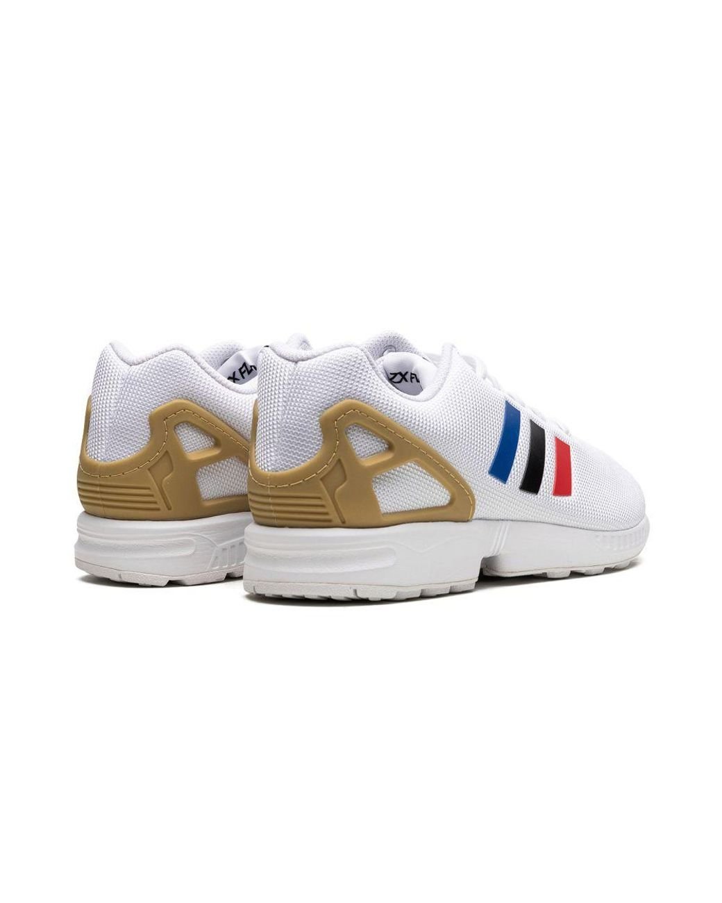 Black and gold adidas flux hot sale