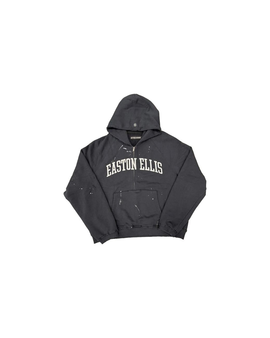 Bottega Desires Black Easton Ellis Half Zip Hoodie Bd060" for men