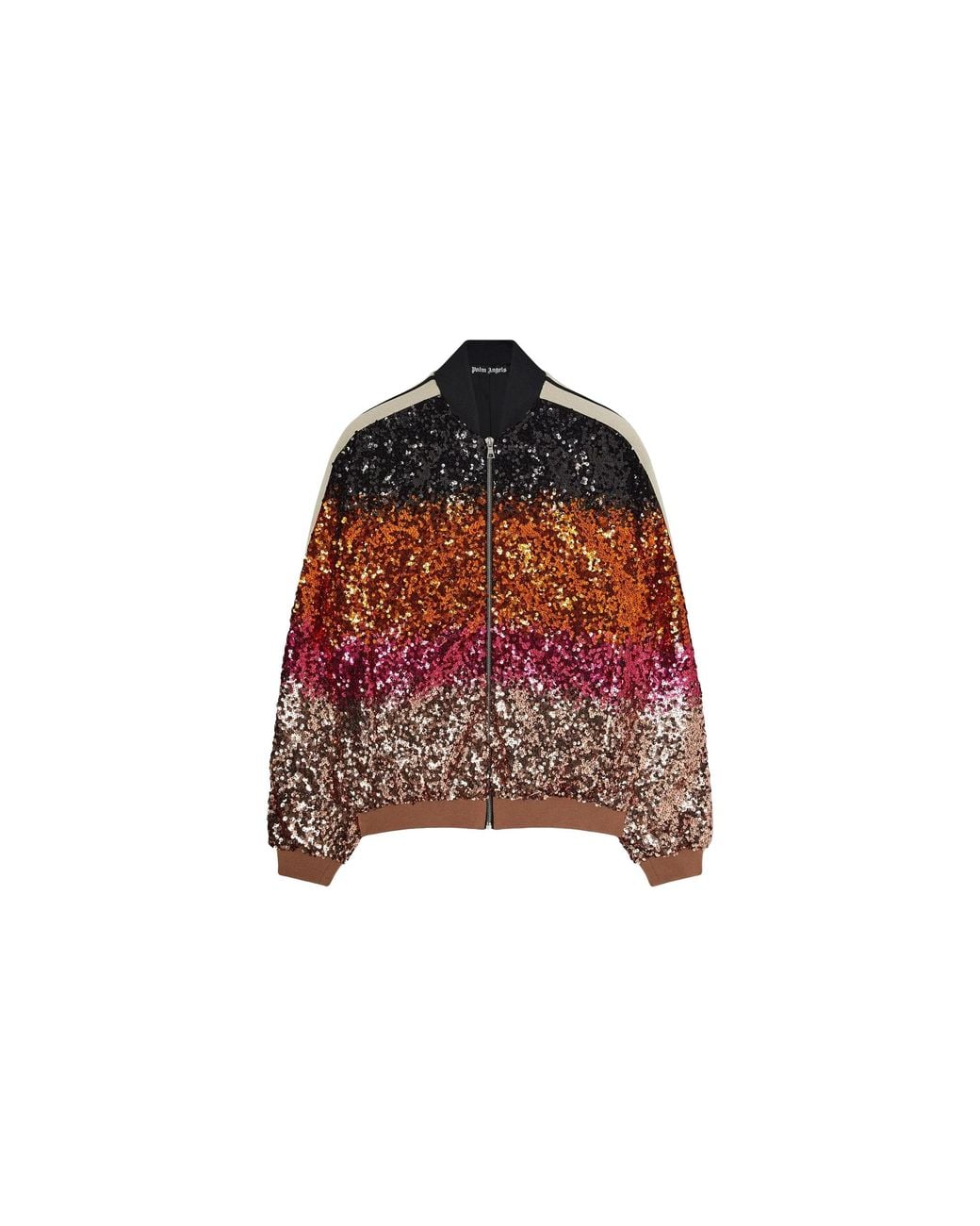 Palm Angels Red Show Sequins Bomber Butter" Pweh011F22Fab0018404" for men