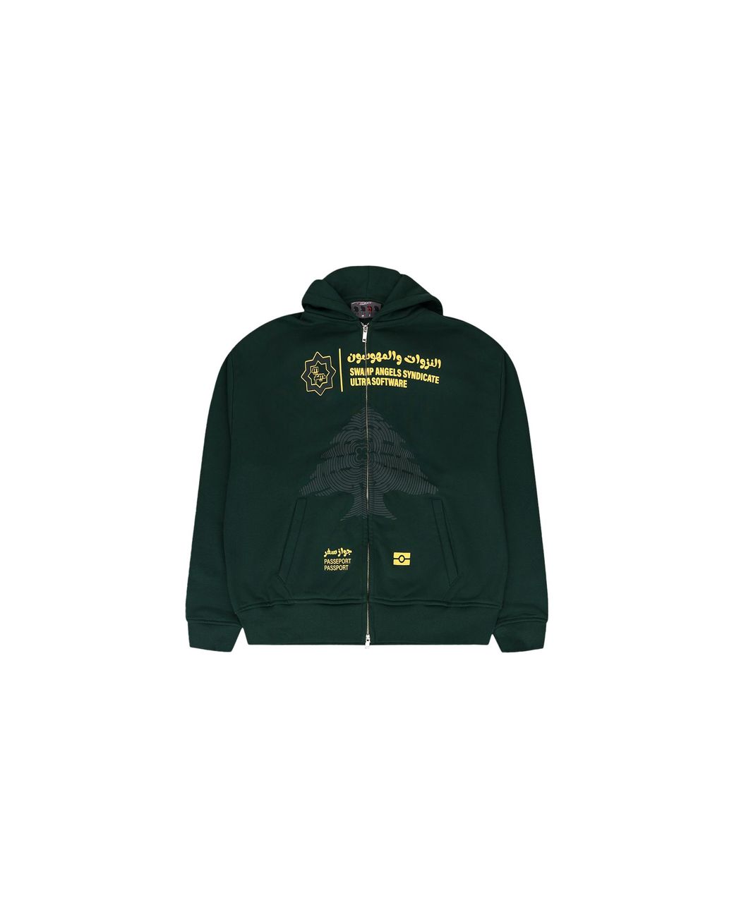 Murd333r.fm Green Ultra Software Hoodie Mdr-Mhds-0026" for men