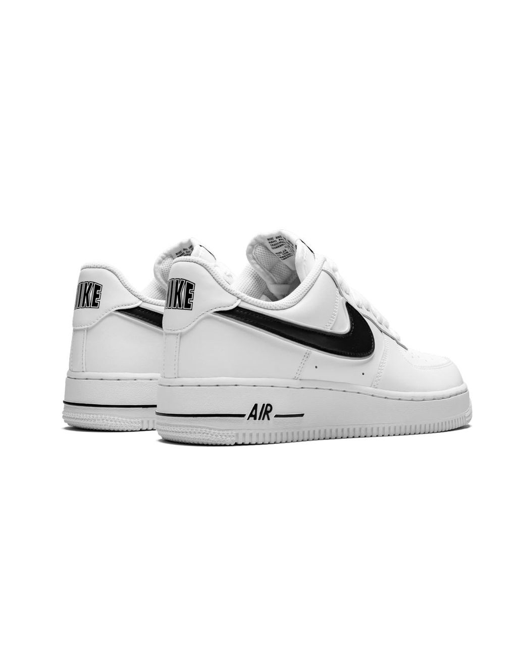 Nike Black Air Force 1 '07 3 Ao2423 101" for men