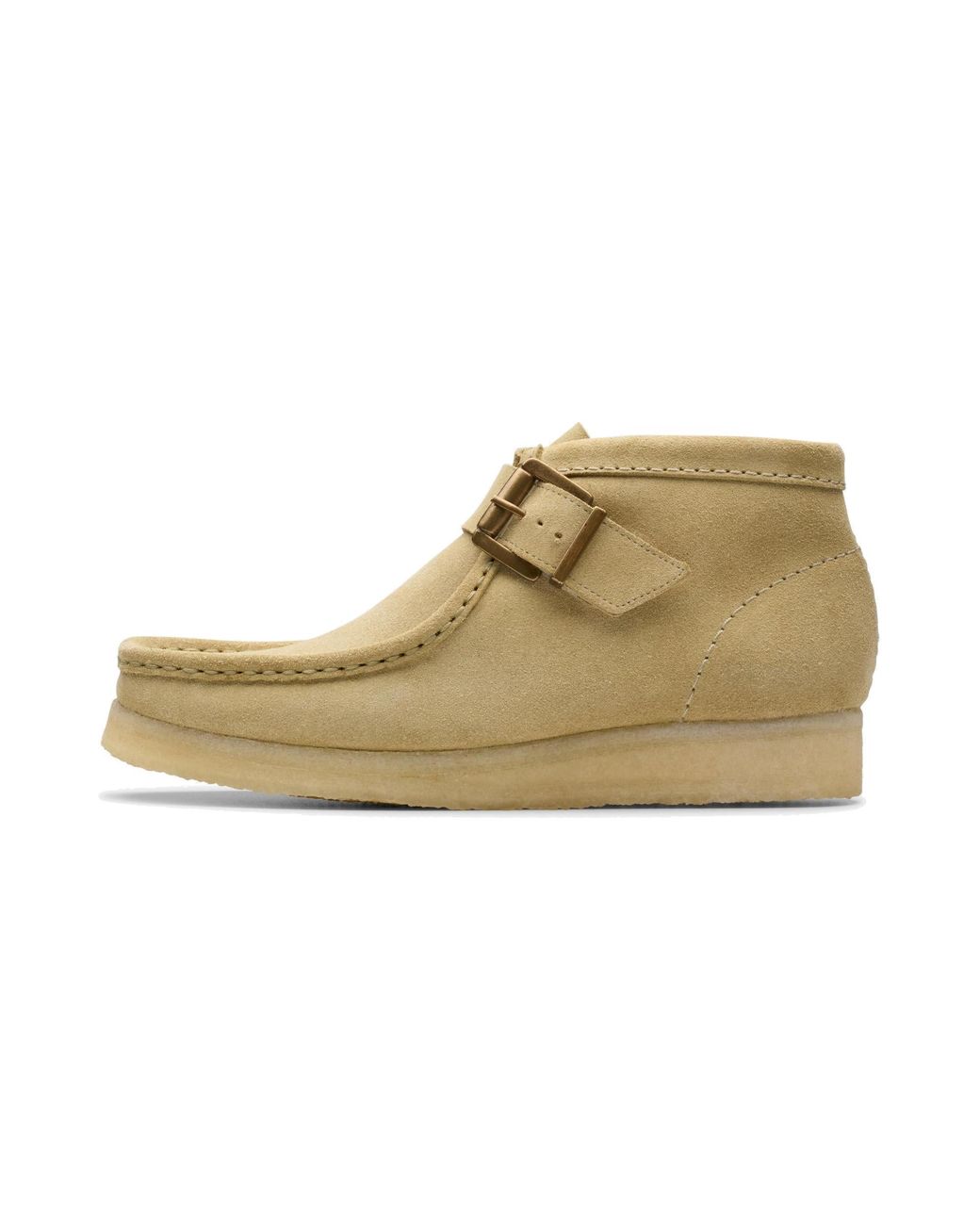 Clarks Black Walla Boot Buckle "Maple Suede" 26180292"