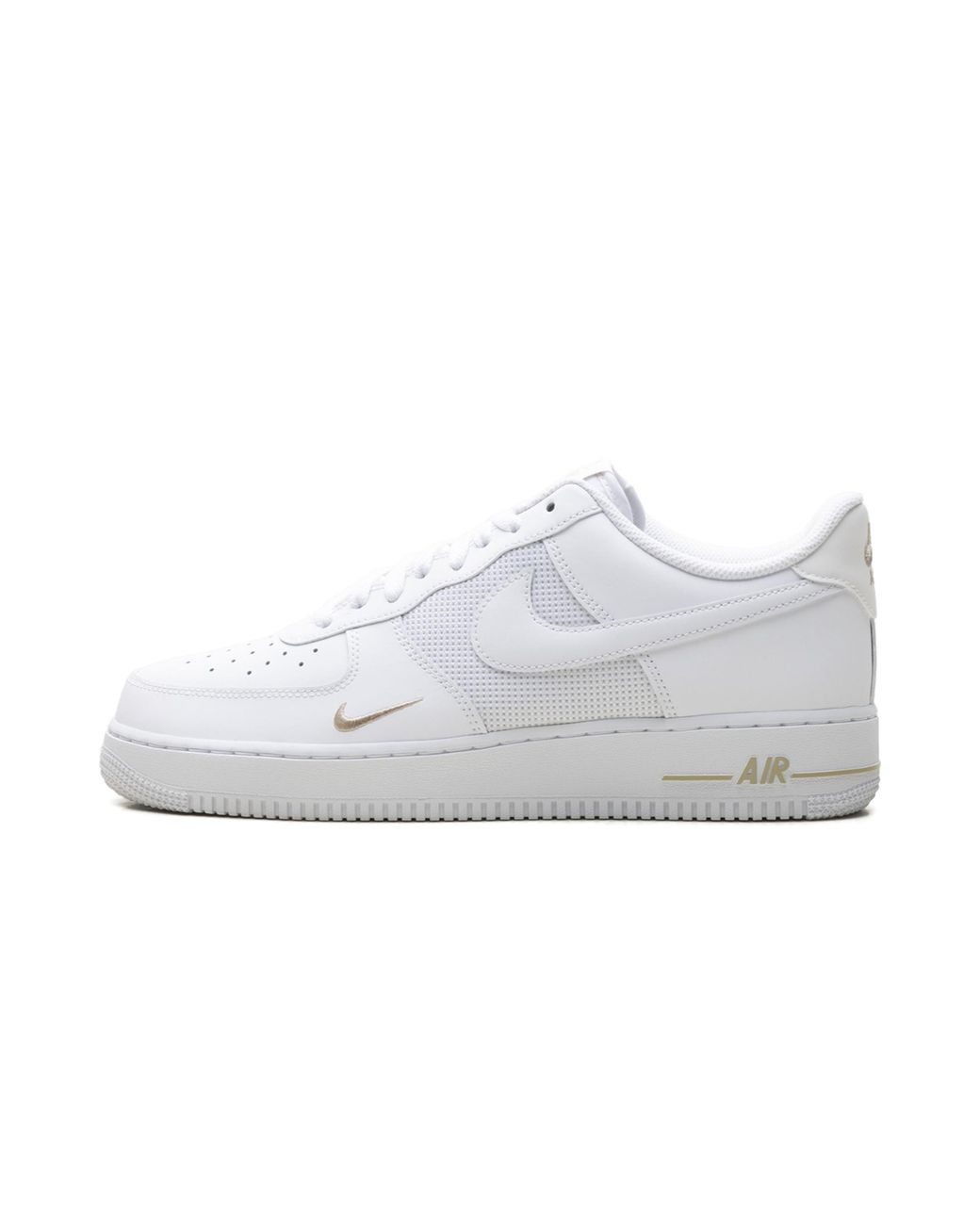 Nike Black Air Force 1 Low Desert Khaki Mini Swoosh" Io1283 100" for men
