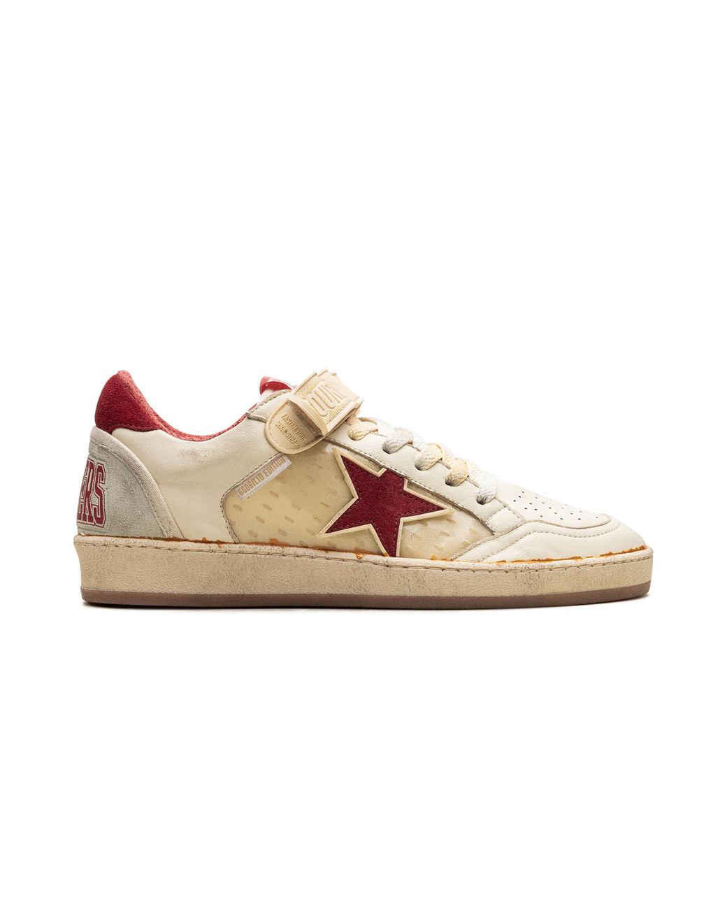 Golden Goose Deluxe Brand Black Ball Star With Strap Nappa And Pvc Upper Suede Star Spur And Heel Ice Pvc" Gwf00554.F005681.11474"