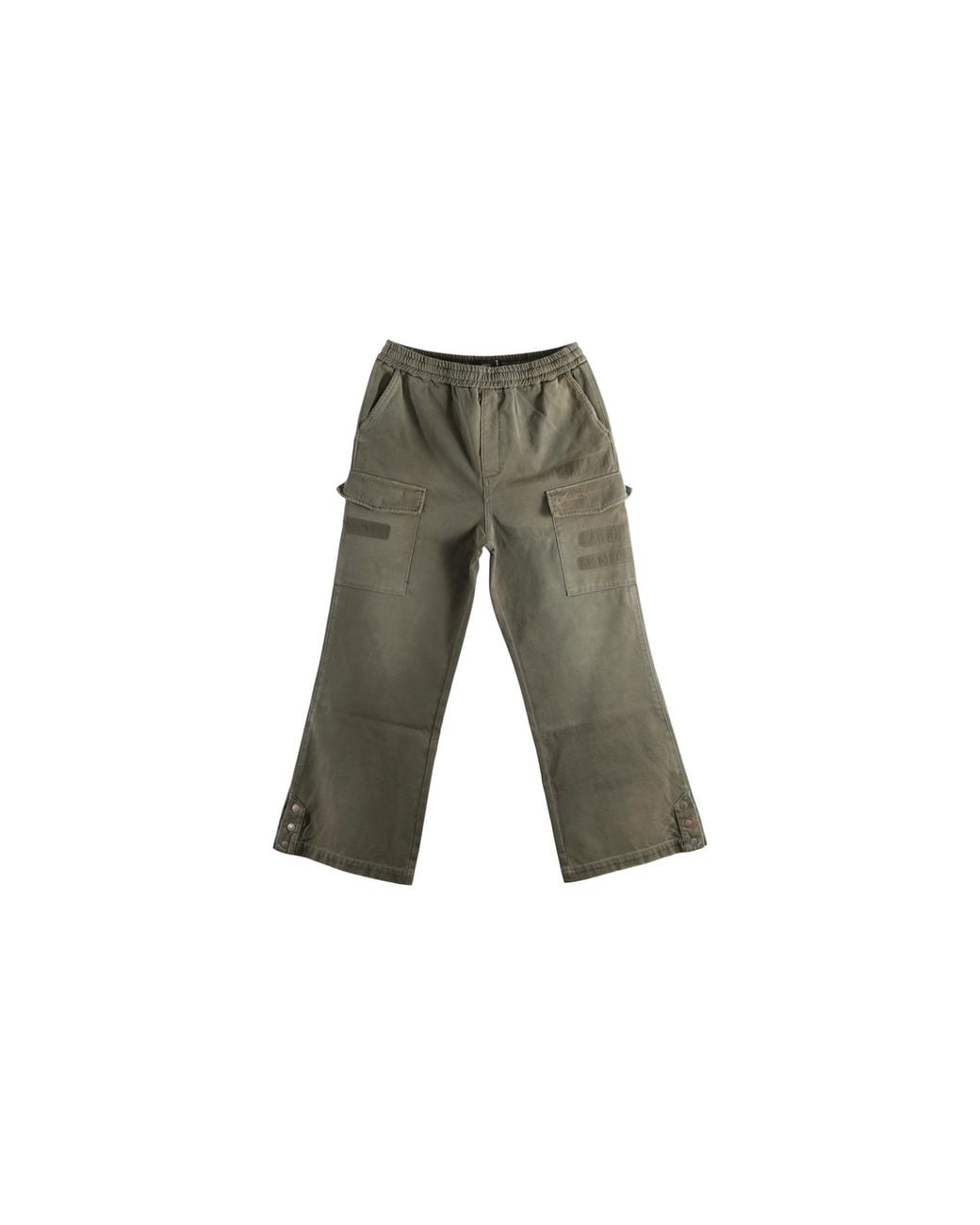 Amiri Black Cotton Cargo Pants "Deep" Am426Pa013 004G" for men