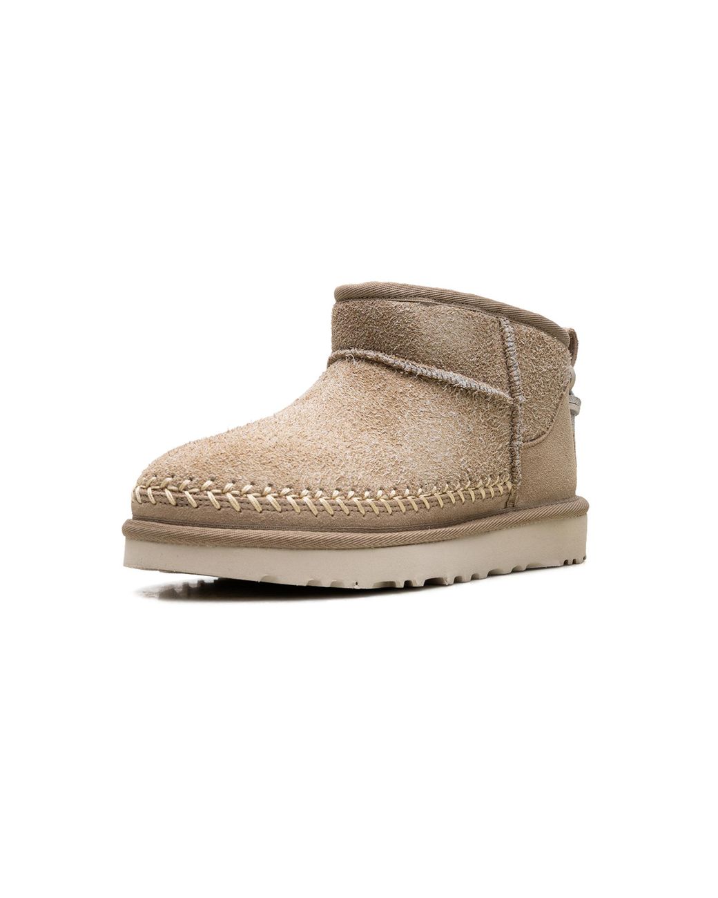 Ugg Black Classic Ultra Mini Biarritz Boot "Mustard Seed" 1171538 Mdsd"