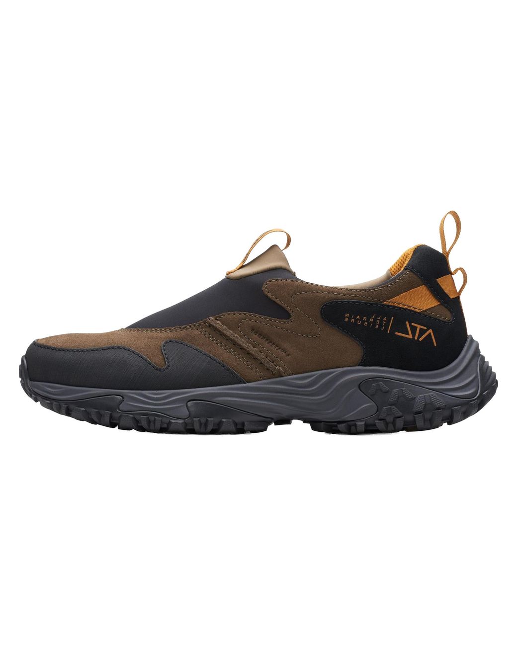 Clarks Black Atl Walk Step Waterproof "Dark Suede" 26173694" for men