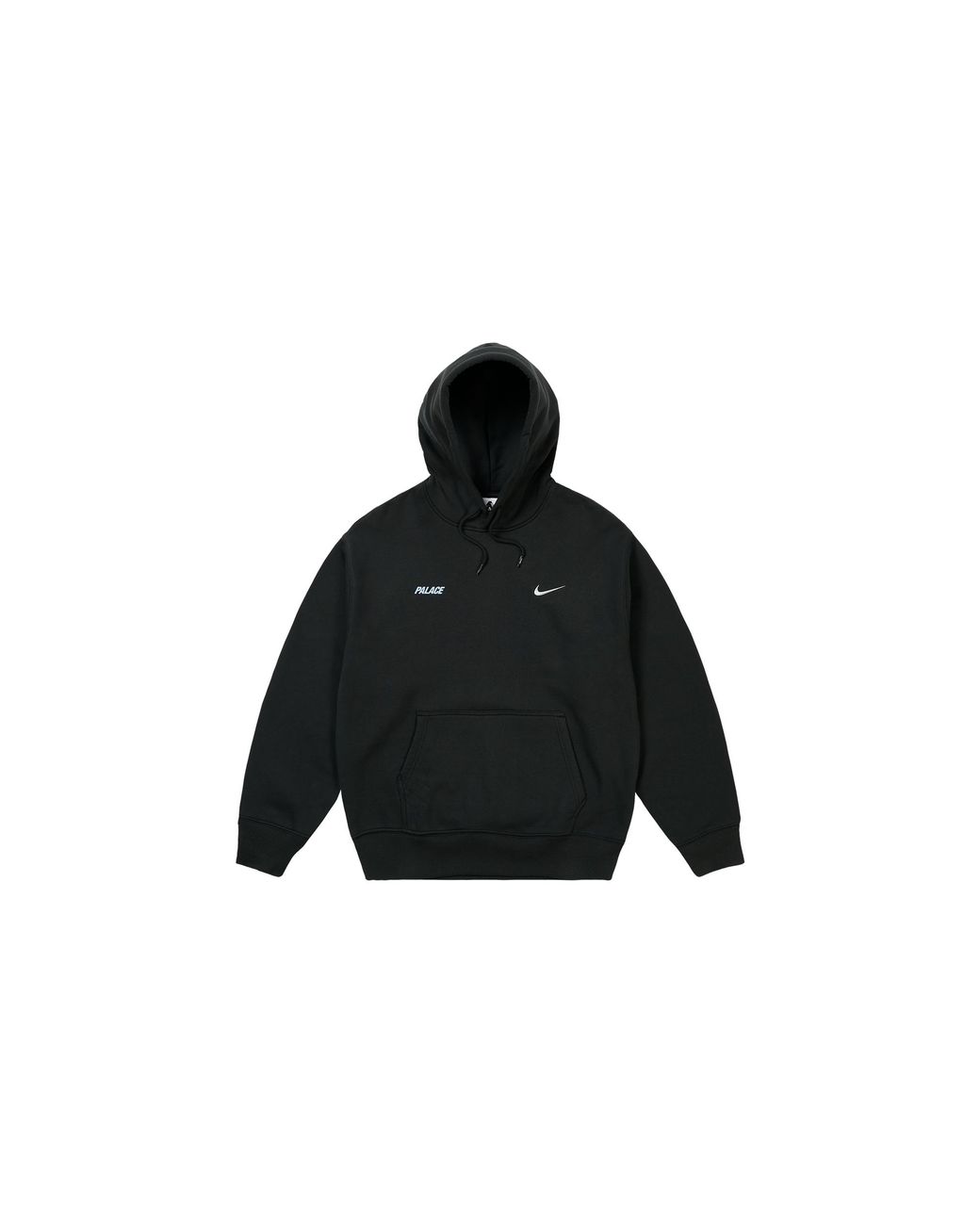 Palace Black Nike Font Swoosh Hoodie P0140" for men
