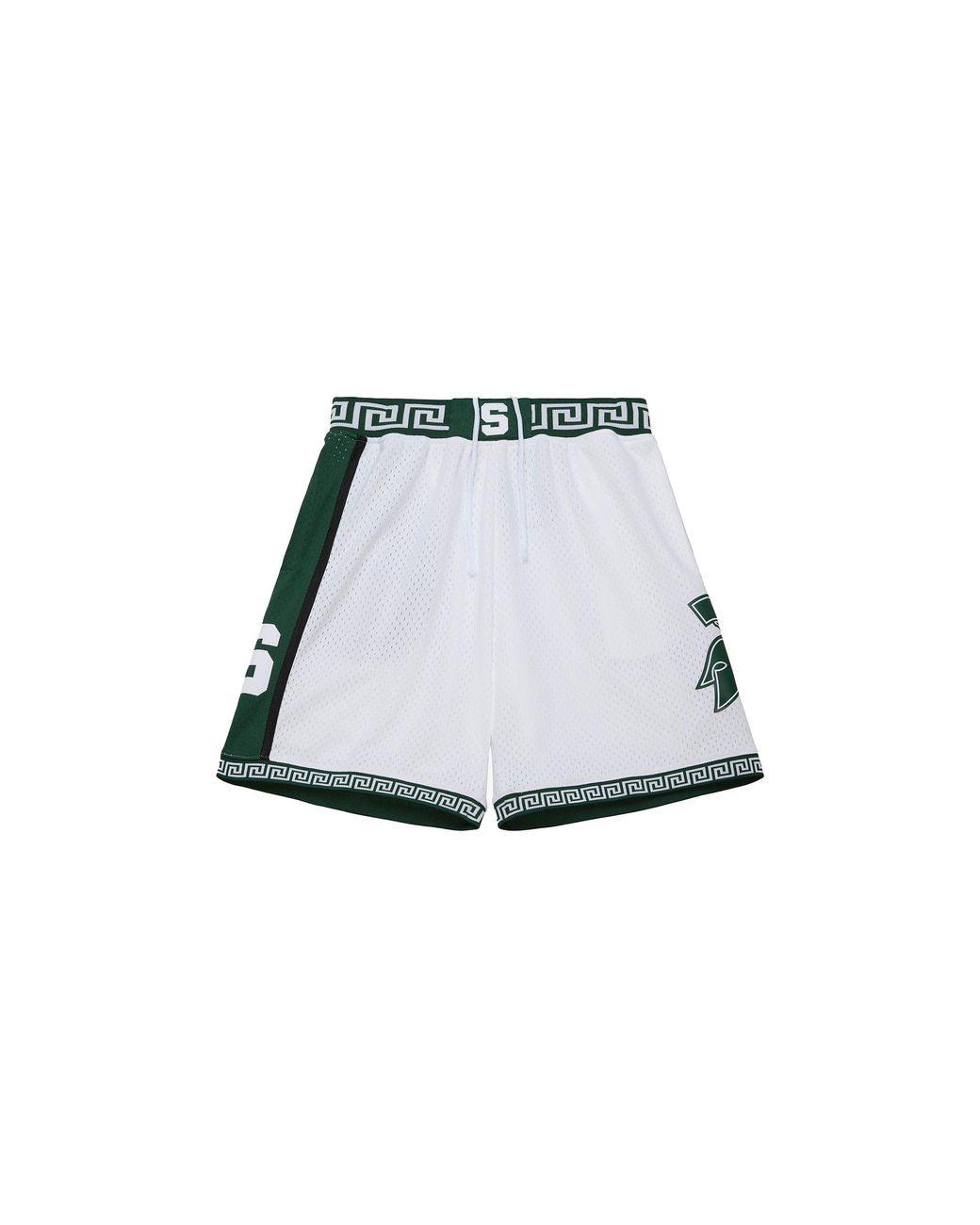 Mitchell & Ness Black Shorts "Ncaa Mich State 1999" Ashr7829 Msu99Pppwhit" for men