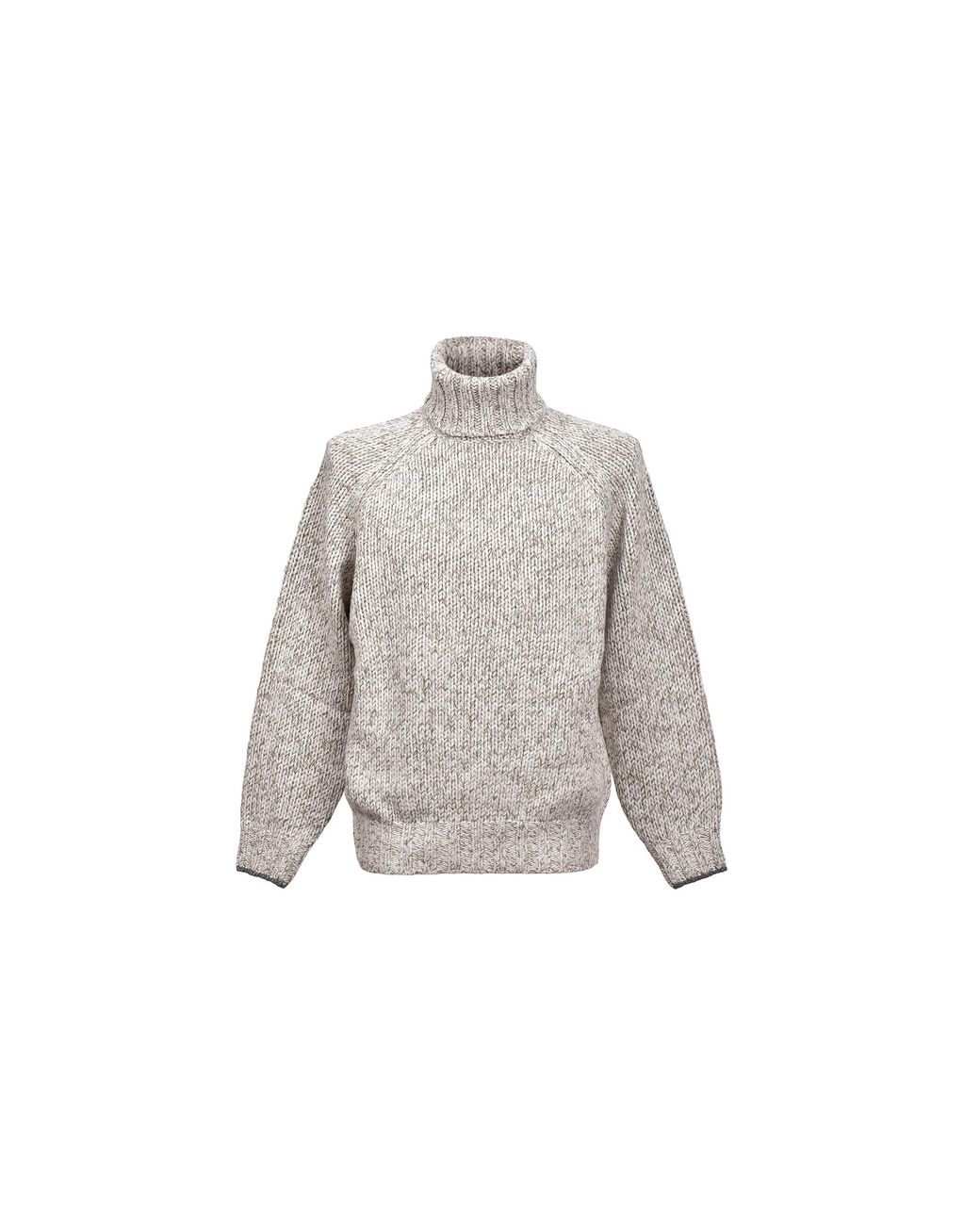 Brunello Cucinelli Black Cashmere Knit Turtleneck Sweater Brun500" for men