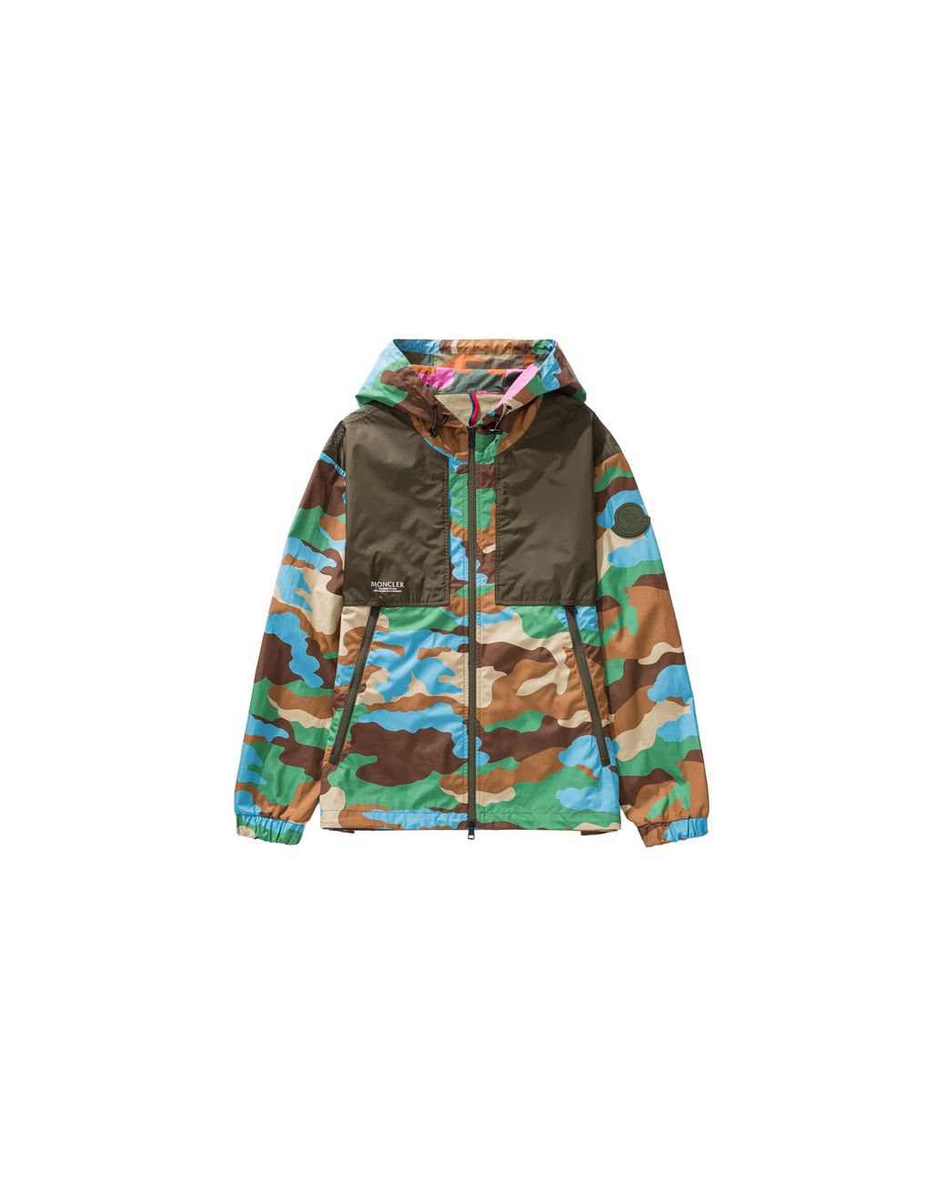 Moncler Green Kounde Giubbotto Kunde Nylon Jacket Mountain "Camouflage" Mon18"