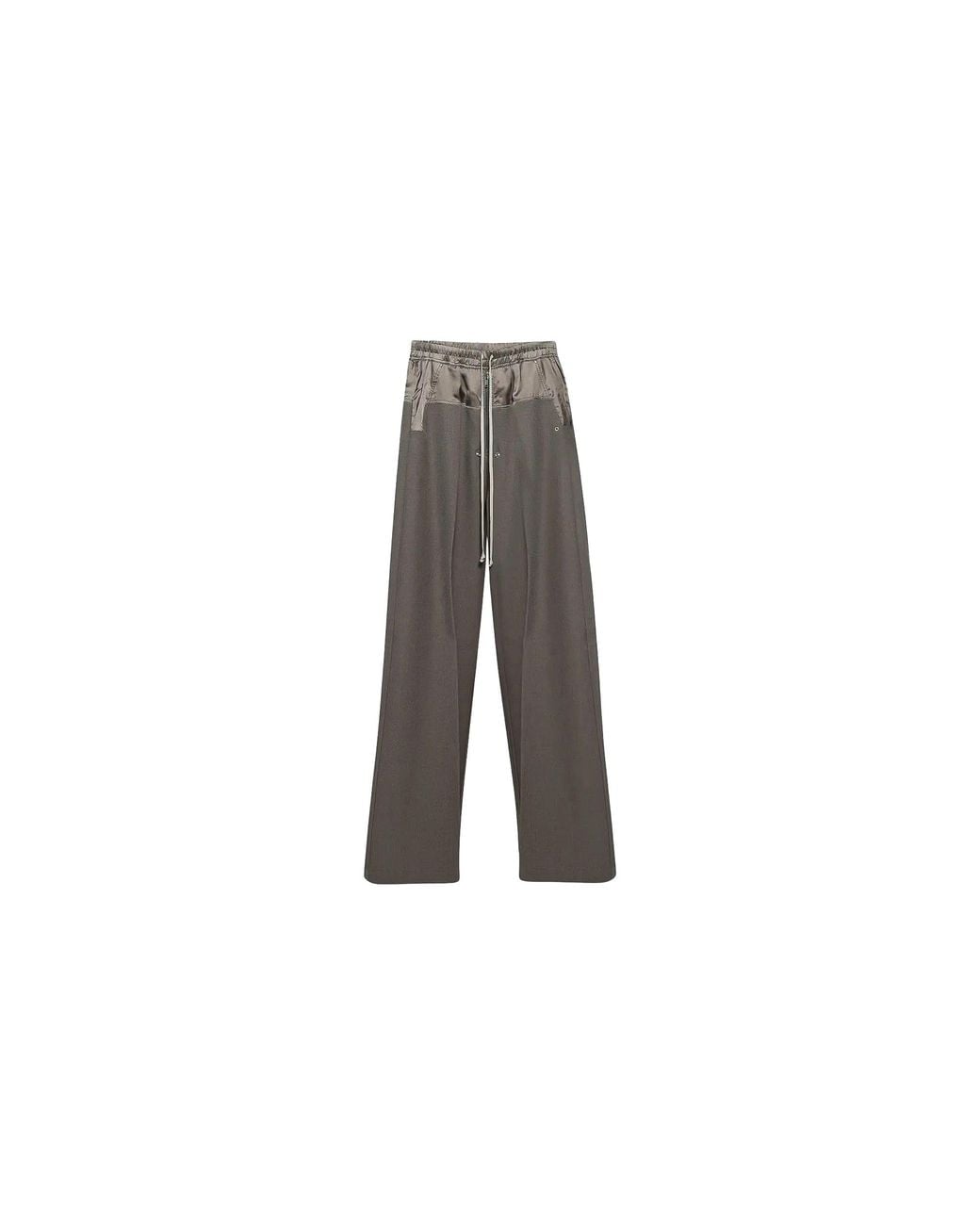 Rick Owens Black Wide Bela Pants "Dust" Rr02F4366 Wwhk 34" for men