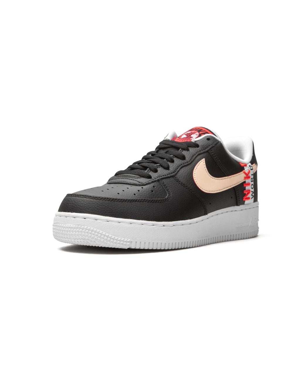 Nike Black Air Force 1 '07 Lv8 Worldwide "Worldwide Pack" Ck6924 001" for men
