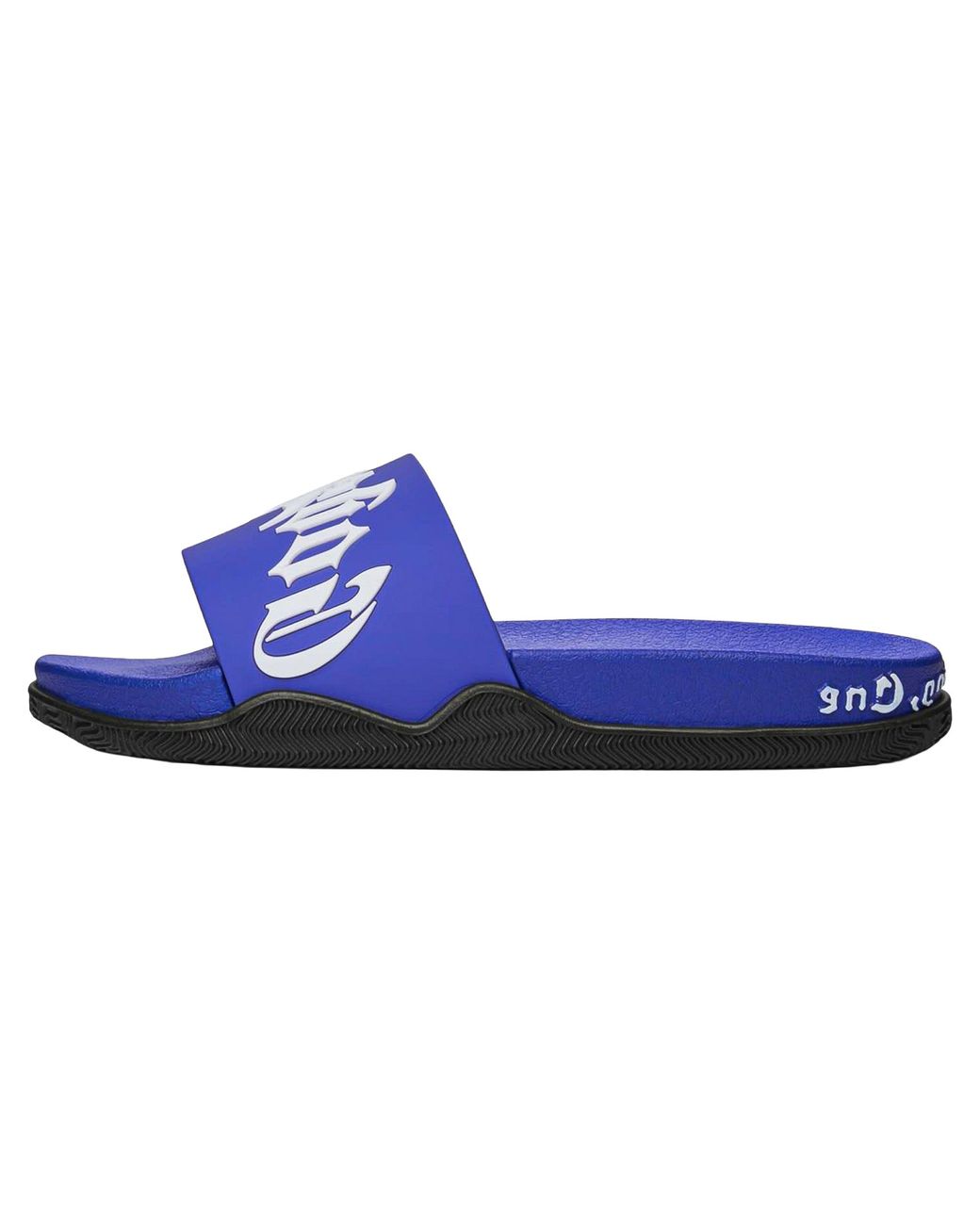 GODSPEED NEW YORK Blue Og Logo Slides V2 Gs583" for men