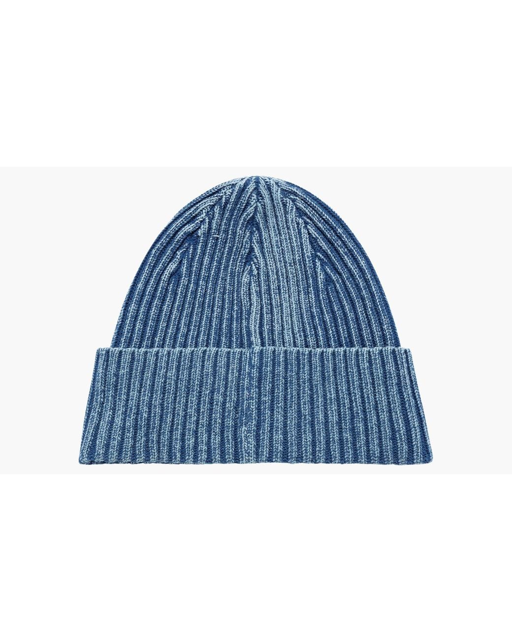 Supreme Blue Bleached Rib Beanie "ss 21"