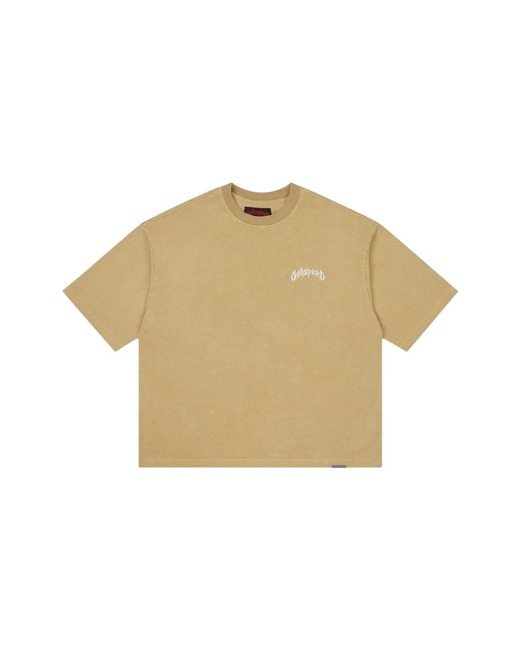 GODSPEED NEW YORK Black Vital Necessi-Tee "Saudi Sand Gs600" for men