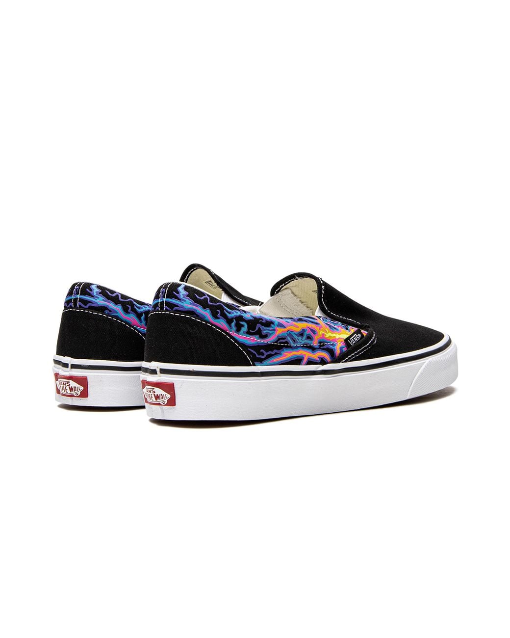 Vans Black Classic Slip-O "Electric Flames" Vn000Xg8B03" for men