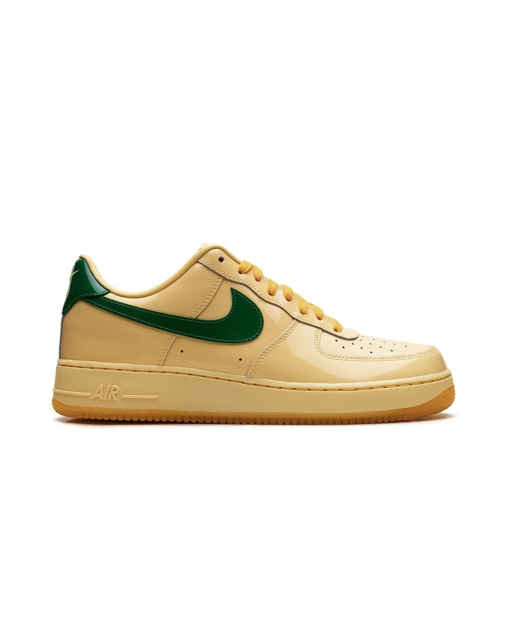 Nike Black Air Force 1 Low "Patent Leather Topaz Pine" Io4489 700" for men