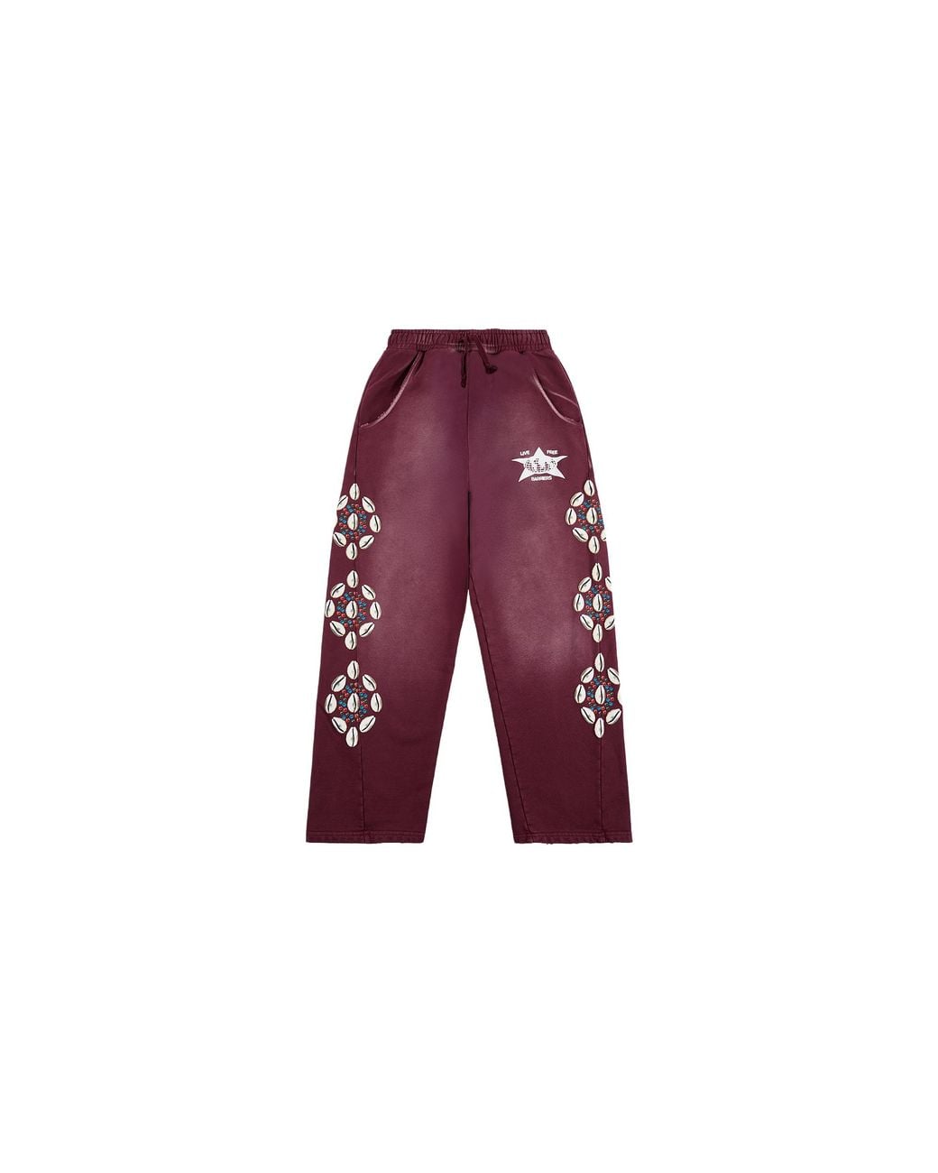 Barriers Black Cowrie Shell Sweatpant Bar27" for men