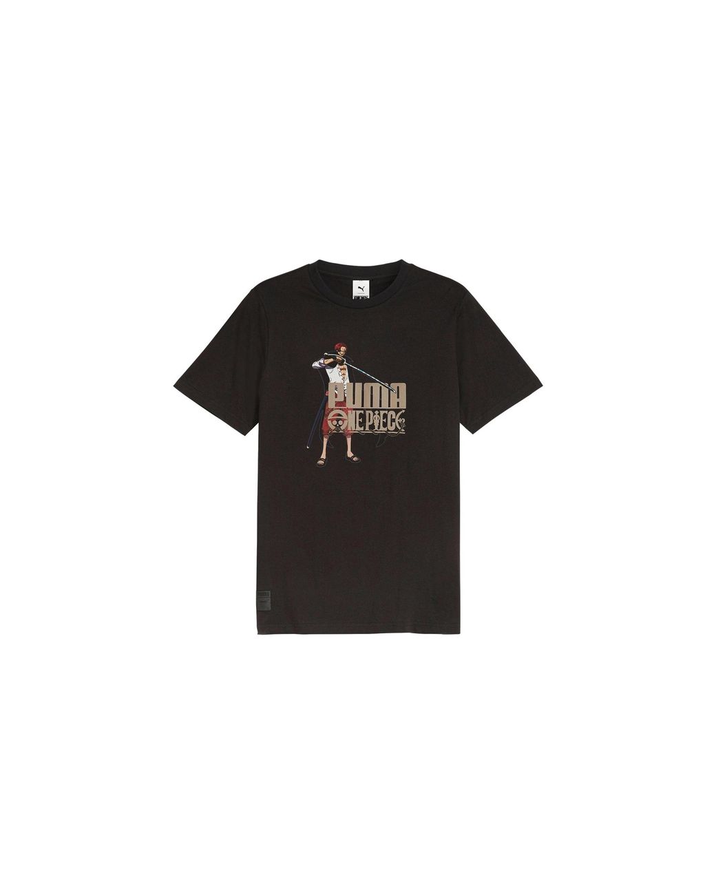PUMA Black One Piece Graphic Tee 624665 01" for men