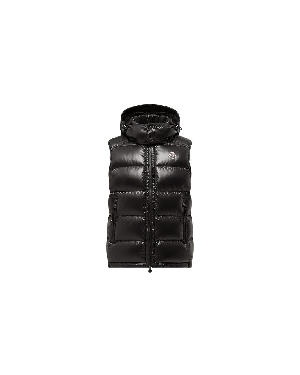 Moncler Black Bormes Hooded Down Gilet Mon135" for men