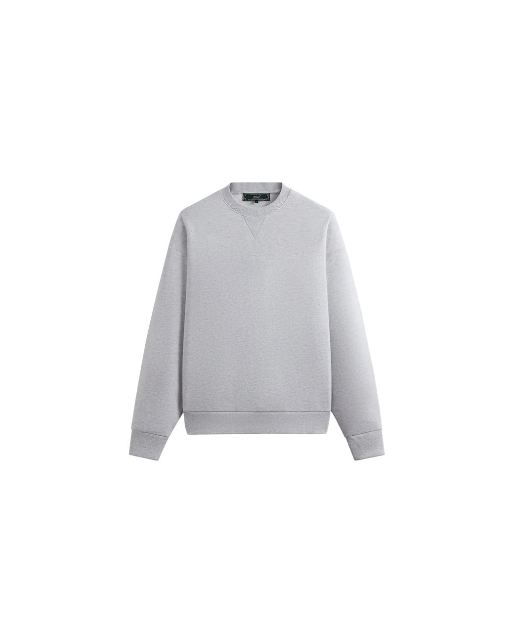Kith Black Paisley Nelson Crewneck "Light Heather" Khm031659 002" for men