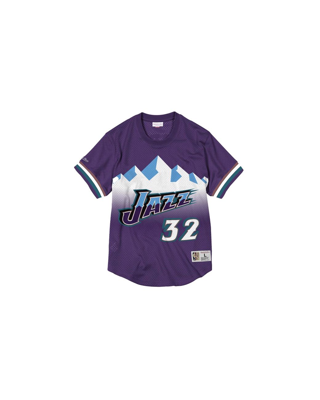 Mitchell & Ness Blue N&N Mesh Top "Nba Utah Jazz 96 Karl Malone" Nnmpsc19040 Ujapurp96Kma" for men